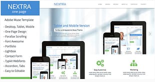 Nextra - One Page Muse