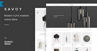 Savoy - Minimalist AJAX WooCommerce