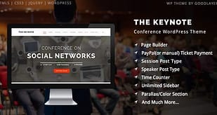 The Keynote - Conference Event Meeting WordPress Theme