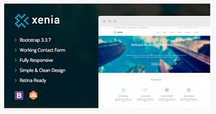 Xenia - Refined HTML 5 / CSS 3 Corporate Template