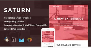 Saturn - Responsive Email + StampReady