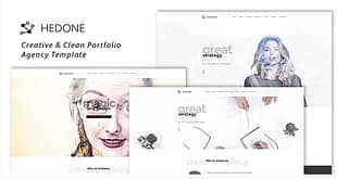 Hedone - Creative & Clean Portfolio / Agency Template