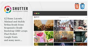 Shutter - Photography HTML5 Template