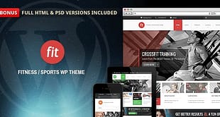 FIT - Fitness/Gym Responsive WordPress Theme