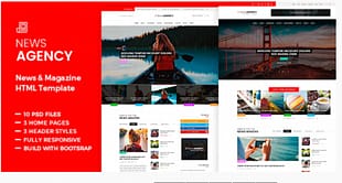 News Agency - Magazine HTML