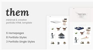 Them - Minimal and Creative Portfolio HTML Template