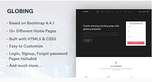 Globing - Landing Page Template