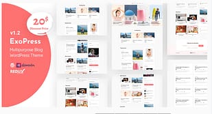 Exopress | Multipurpose Personal Blog WordPress Theme