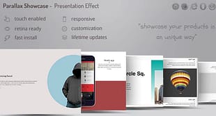 Parallax Showcase Effects - Present