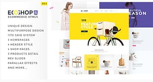 ECOSHOP - Multipurpose eCommerce HTML5 Template
