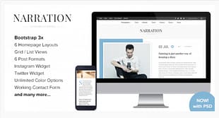 Narration - A Responsive HTML5 Blog Template