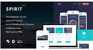 Spirit - Video Email (optional) + Themebuilder