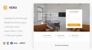 Vero - Marketing Landing Page Html Template