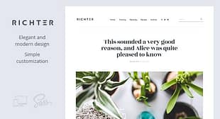 Richter - Creative WordPress Blog