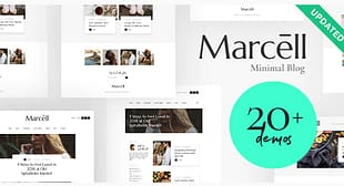 Marcell - Personal Blog & Magazine WordPress Theme