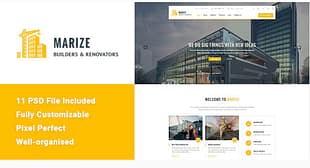 Marize - Construction & Building HTML Template