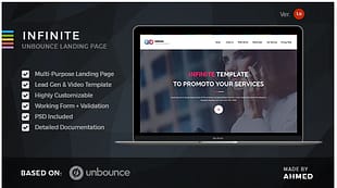 Infinite - Marketing Unbounce Template