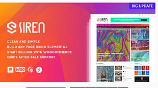 Siren - News Magazine Elementor