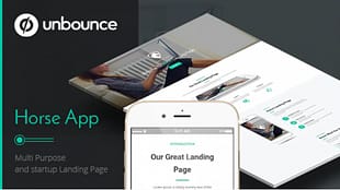 Horse App - Unbounce Landing