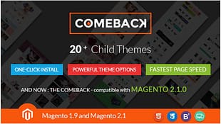 Comeback - Multi-purpose Creative Magento Themes Bundle