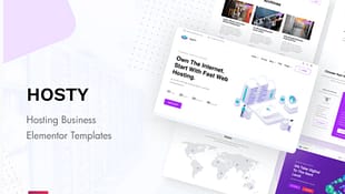 Hosty - Hosting Services Elementor Template Kit