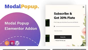 Modal Popup box Elementor Addon