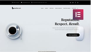 Leaderum - Minimal Business Elementor