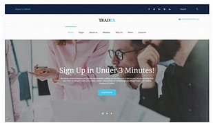 Tradex - Forex Trading WordPress