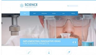 Science Laboratory - Science Laboratory Responsive Clean Joomla Template