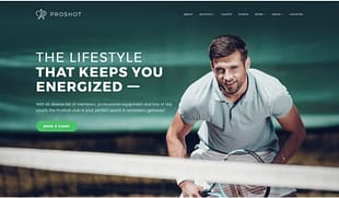 ProShot - Tennis Club Responsive