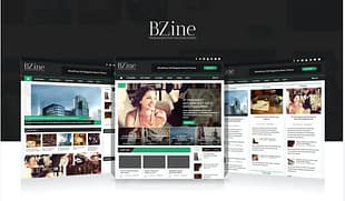 Bzine - News and Magazine Website PSD Template