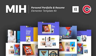 MIH - Personal Portfolio & Resume Template Kit