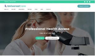 UniversalCare - Medical Center Responsive