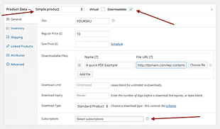 WooCommerce Subscription Downloads