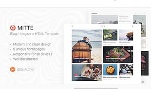 Mite - Simple Blog HTML
