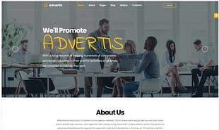 Advertis - Advertising Agency Clean Responsive Joomla Template
