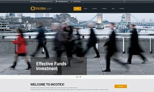 Incotex - Investment Company Clean Joomla Template