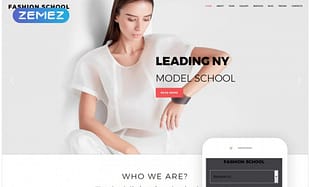 Fashion School - Model Agency Responsive Modern Joomla Template