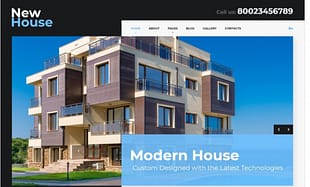 New House Joomla Template