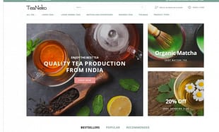 TeaNeko - Tea Website Magento Theme