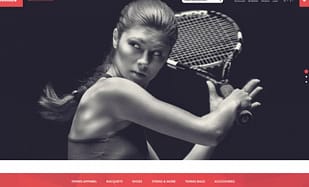 Tennis Equipment Magento Theme