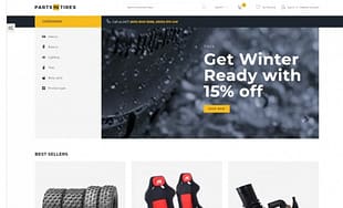 Parts'n'Tires - Car Tuning eCommerce Template Magento Theme