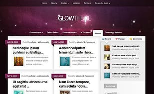 Elegant Themes Glow WordPress Theme