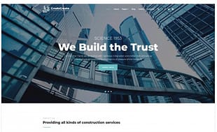 CreadoCreate - Construction Company Clean Joomla Template
