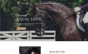 Horsieside - Equestrian Center Responsive