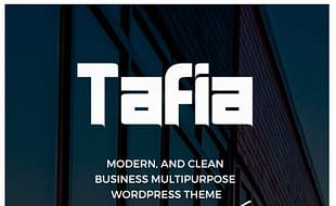 Tafia - Creative Business WordPress
