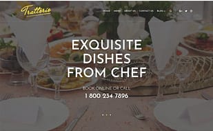 Trattorio - Restaurant Elementor WordPress