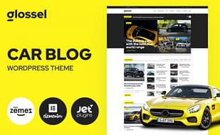 Glossel - Car Blog Website