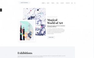 Artesma - Art Multipage Clean Joomla Template