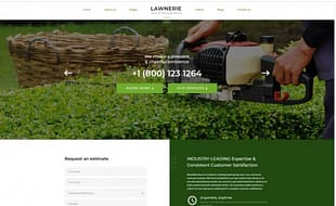 Lawnerie - Landscape Design Joomla Template